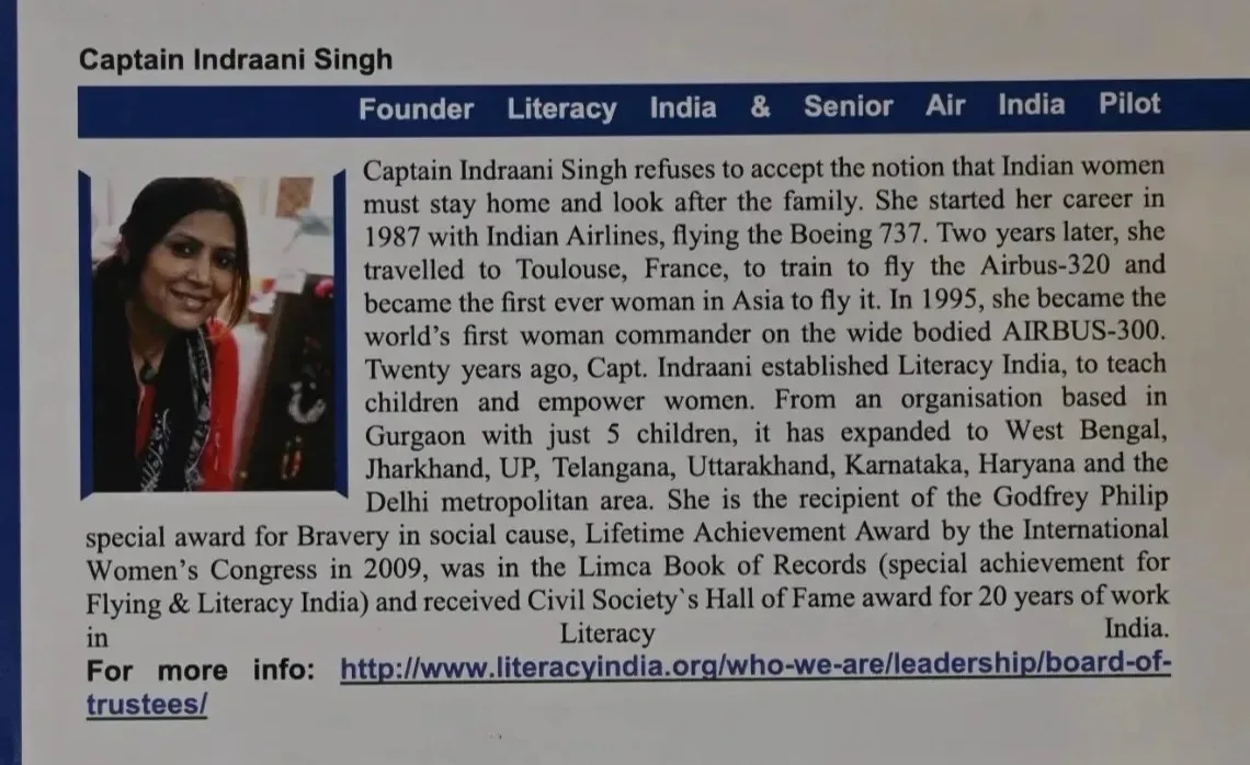 Captain Indraani Singh: A Mission to Educate Children and Empower Women