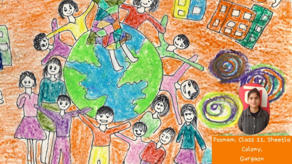 Empowering Voices through Art: A Glimpse into the Hearts of Literacy India Students
