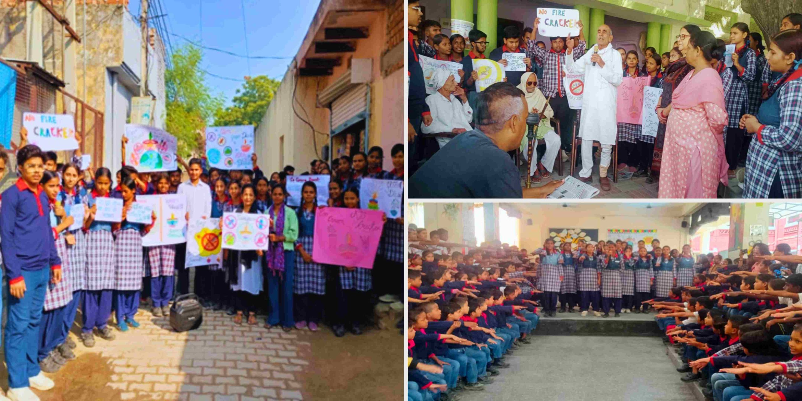 Students and Community members at the Rally.